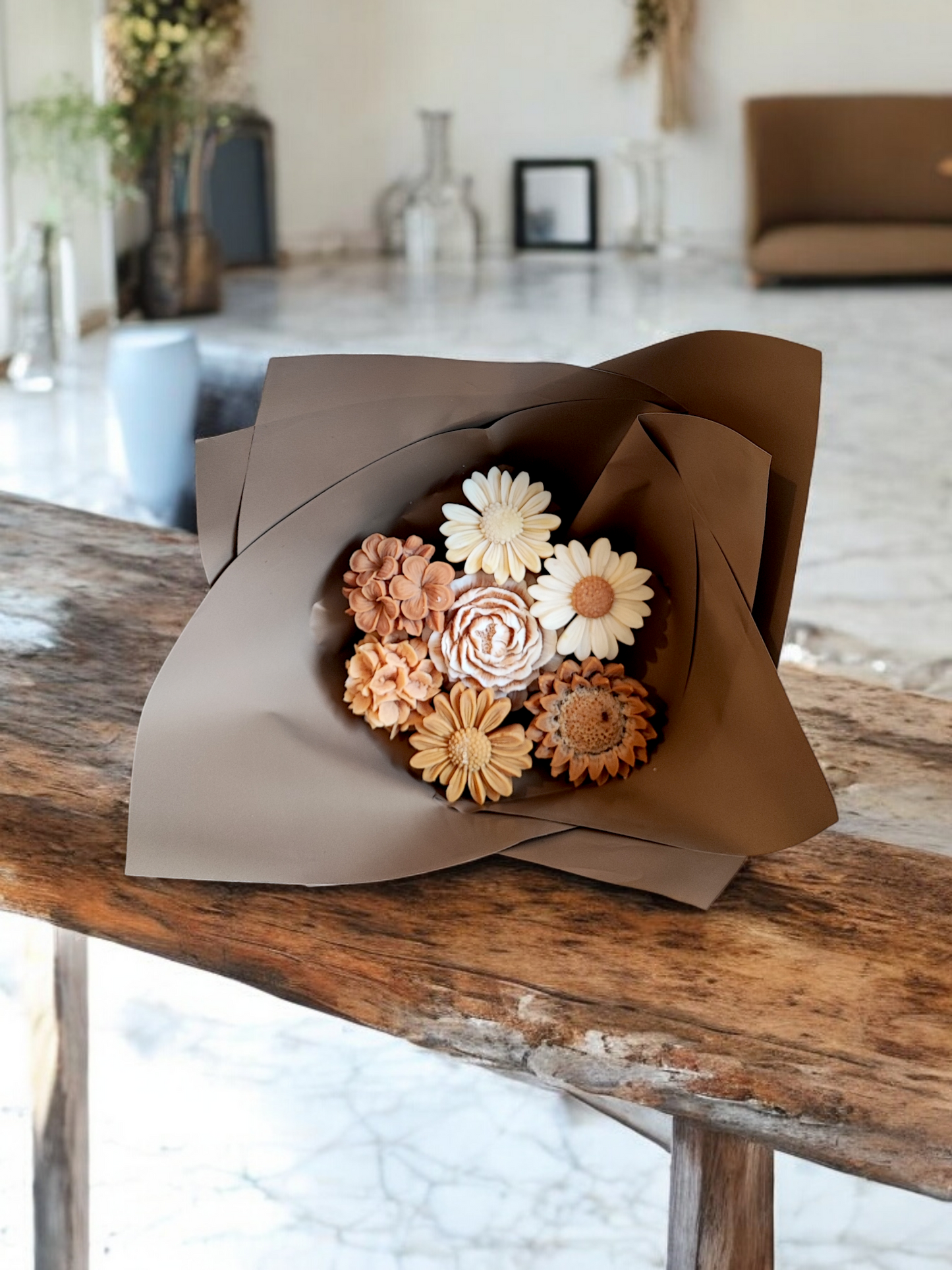 Nos bouquets de fleurs - 7 fleurs.