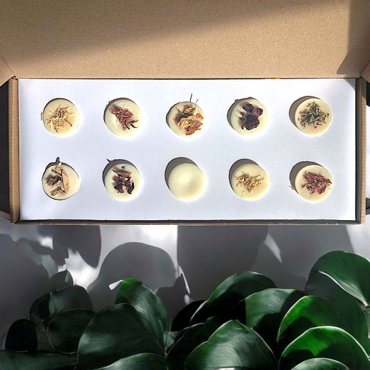 Notre coffret de fondants parfumés.