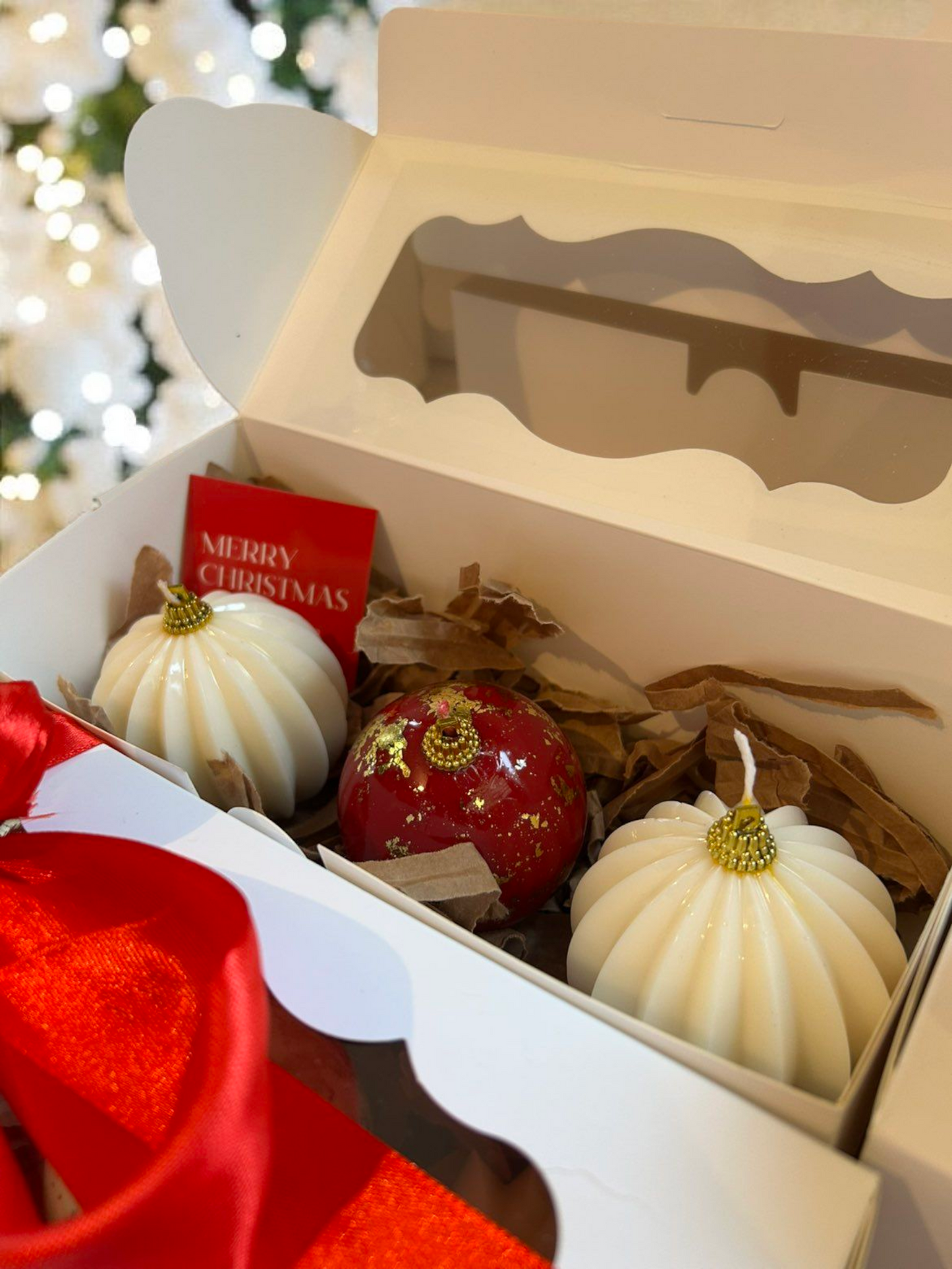 Coffret boules de Noël